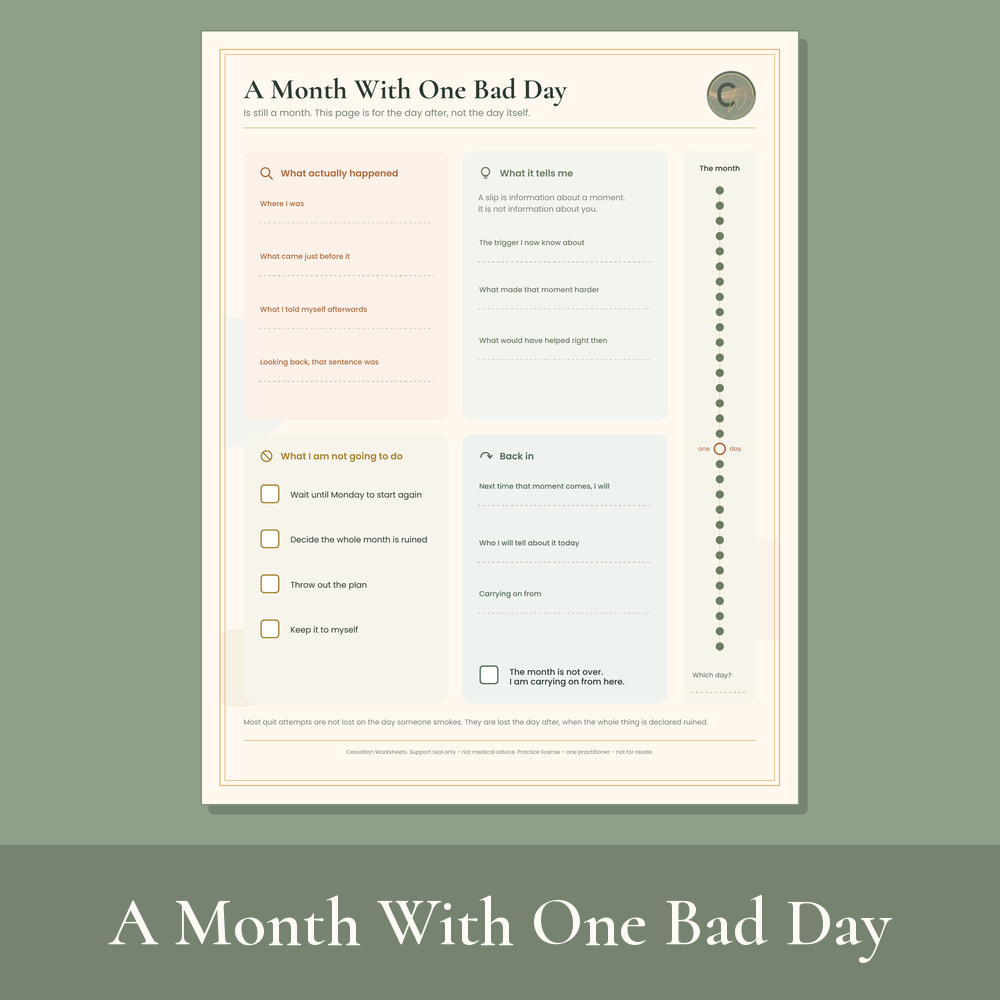 A Month With One Bad Day