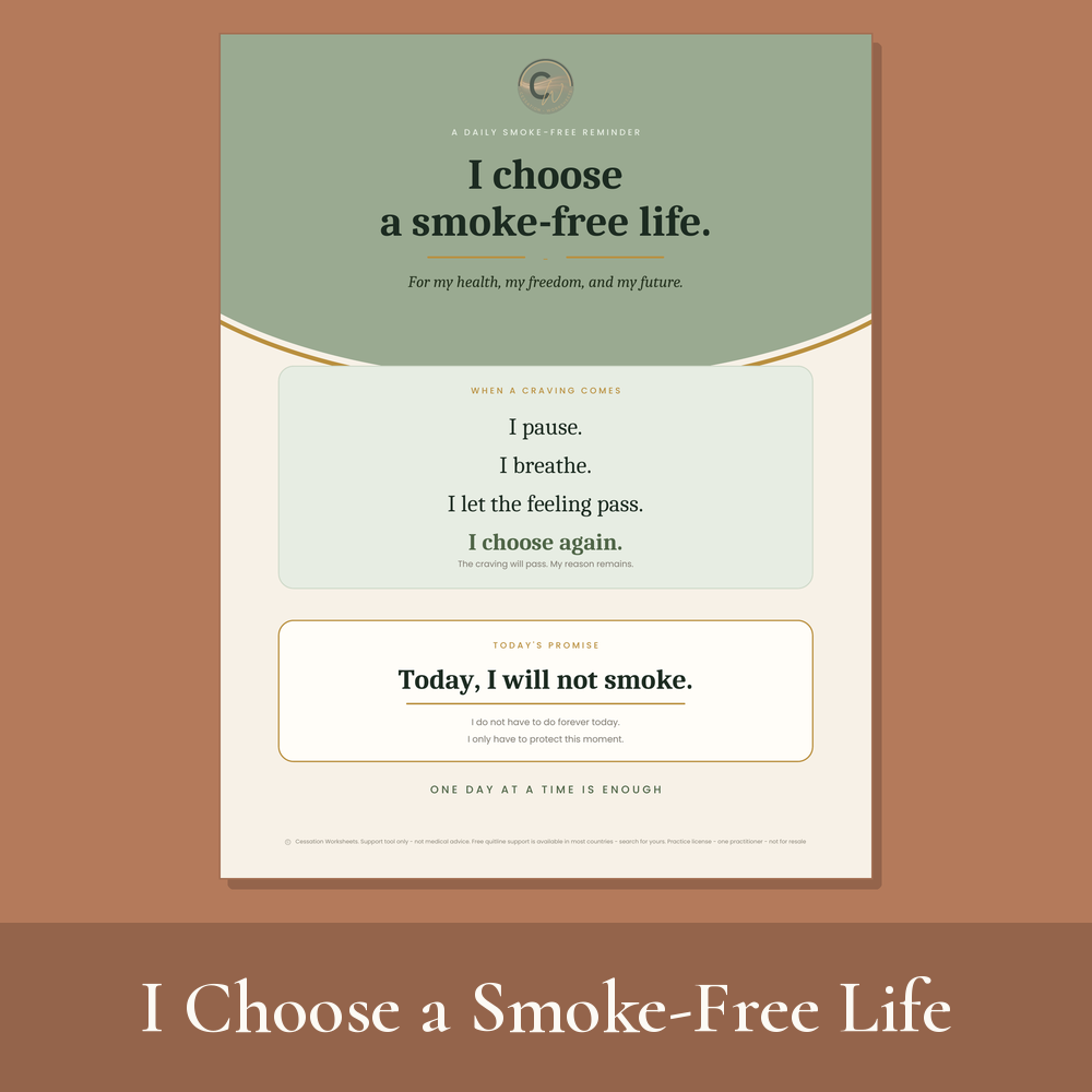 I Choose a Smoke-Free Life