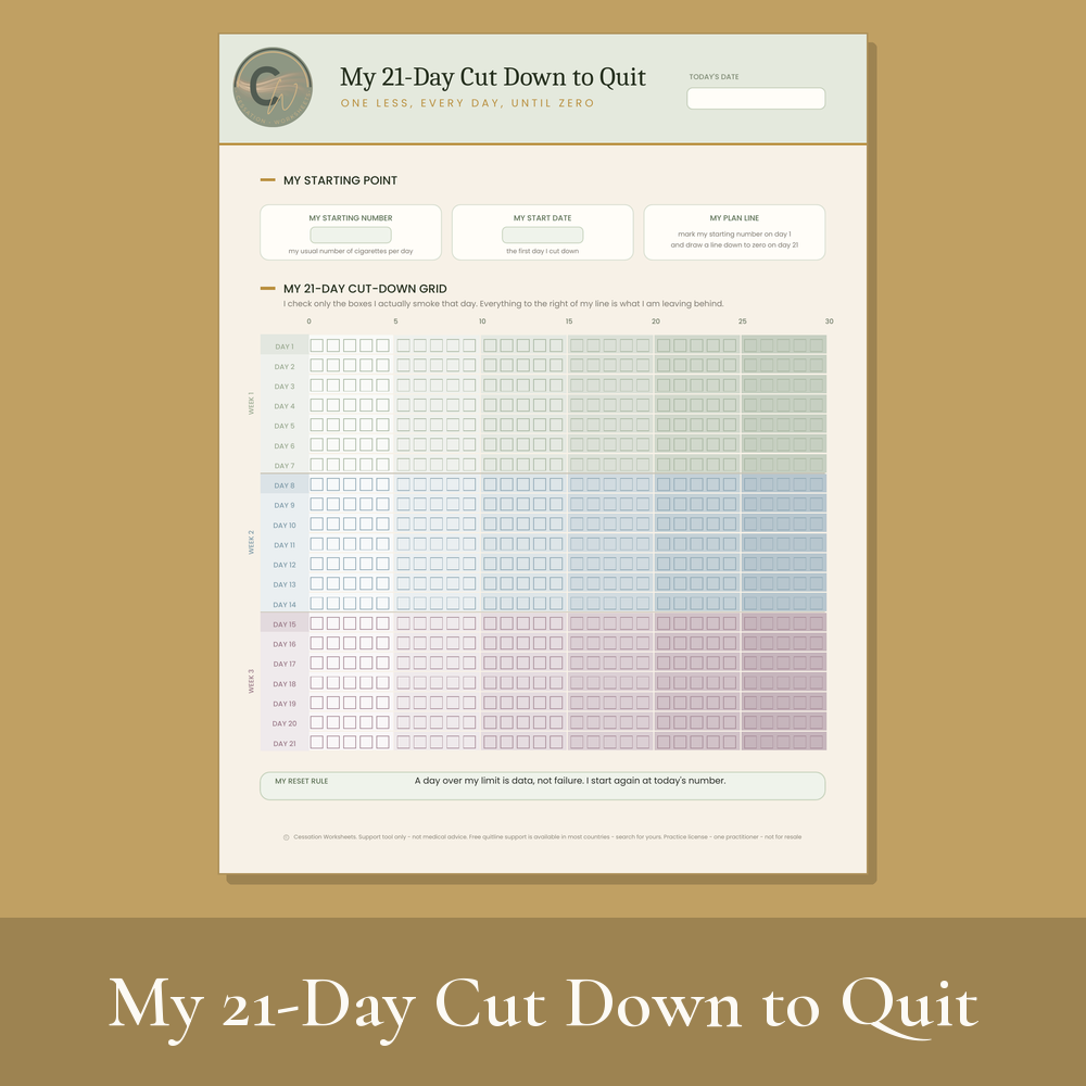 My 21-Day Cut Down to Quit