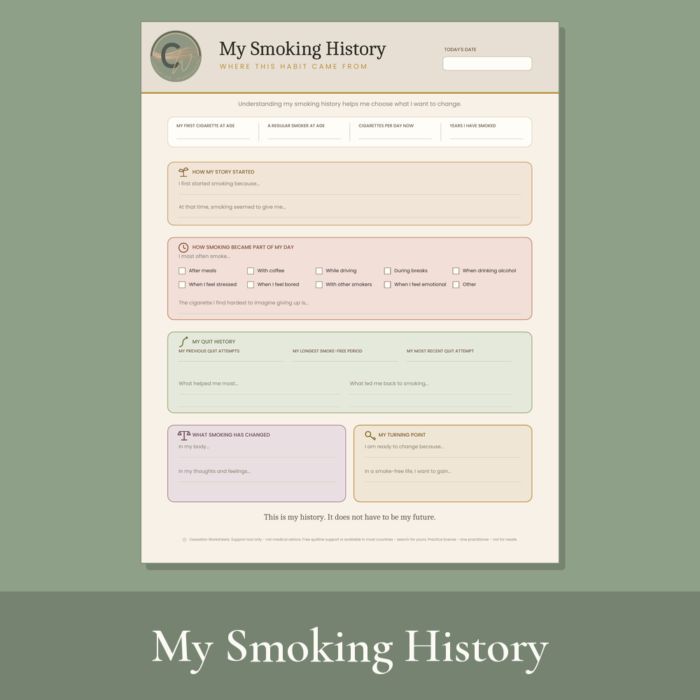My Smoking History
