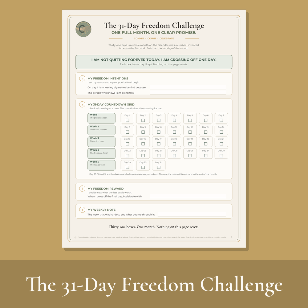 The 31-Day Freedom Challenge